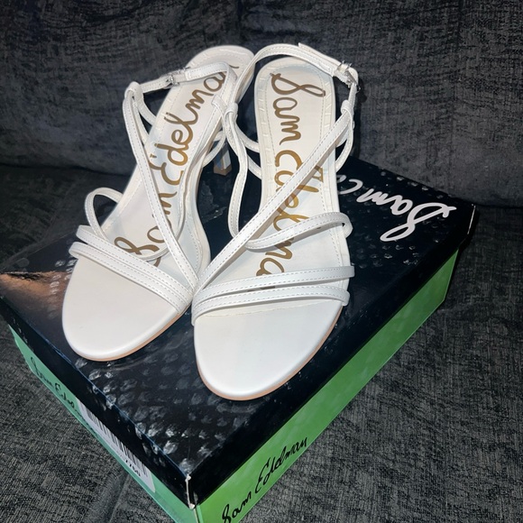 Sam Edelman - Paislee White Size 9 1/2 new in box - Picture 2 of 6